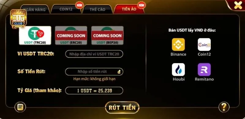 rút thưởng hitclub